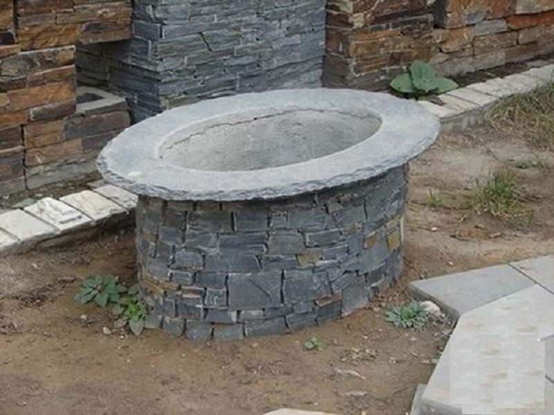Circle Cement Pillars Stone